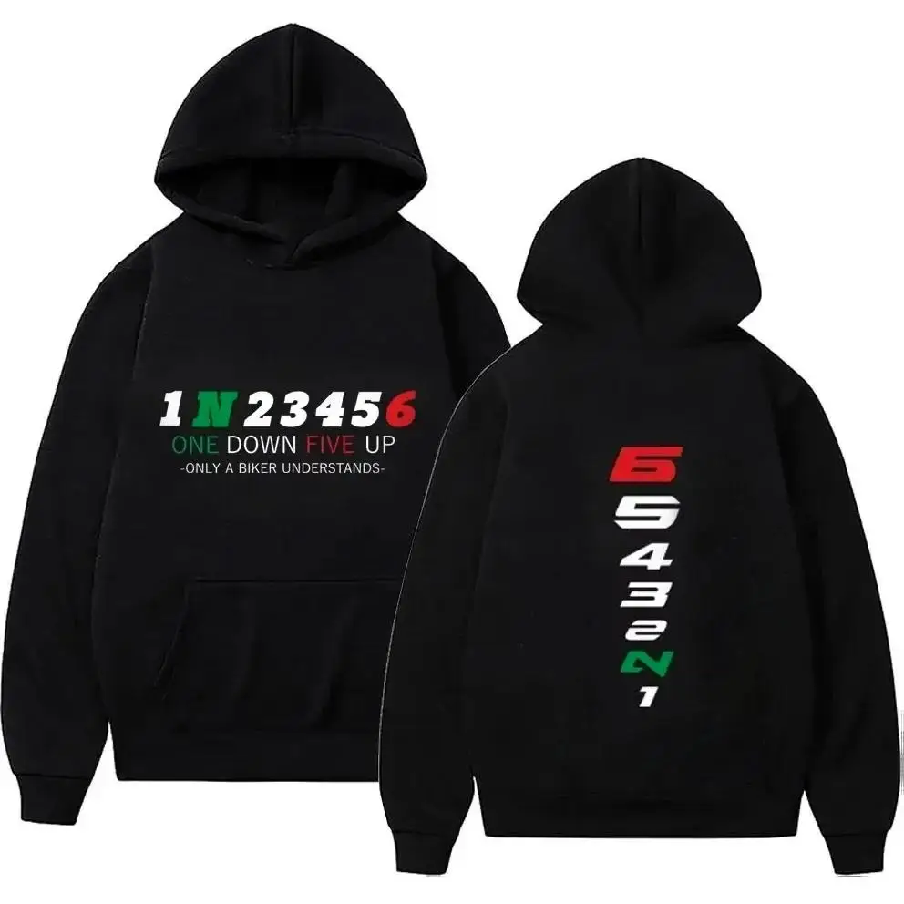 Motorcycle Gear Hoodie - Men's Hoodies male Pullover Clothing Oversized