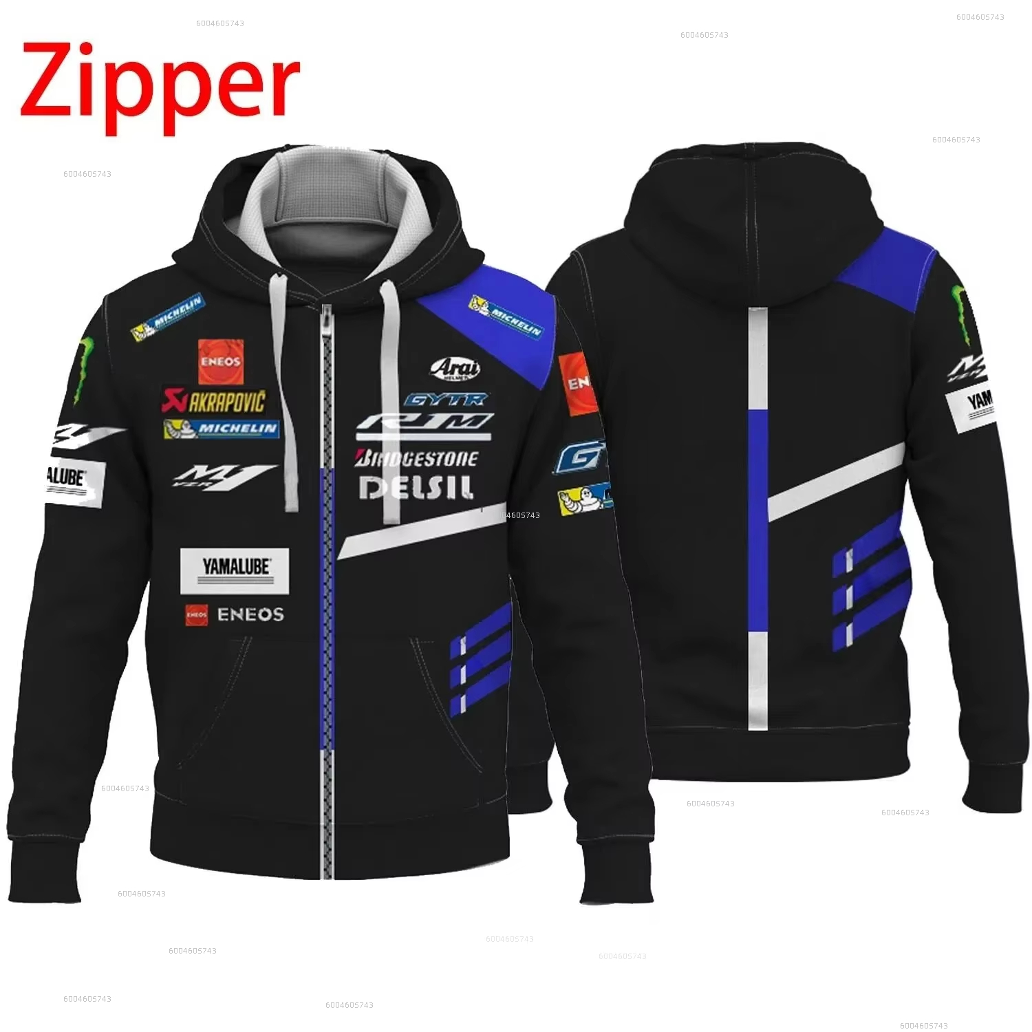 Motorcycle Gear Hoodie - Yamaha M1 Racing Suit Men's 3D