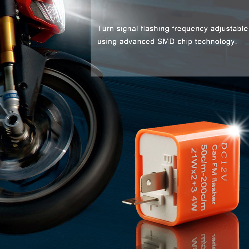 Motorcycle Gear Indicator - DV 12V LED Flasher Adjustable Frequency