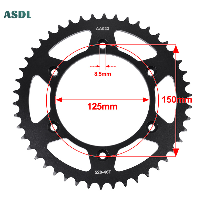 520 Motorcycle Front Rear Gear - Motorcycle Gear Usa ulasan dan harga