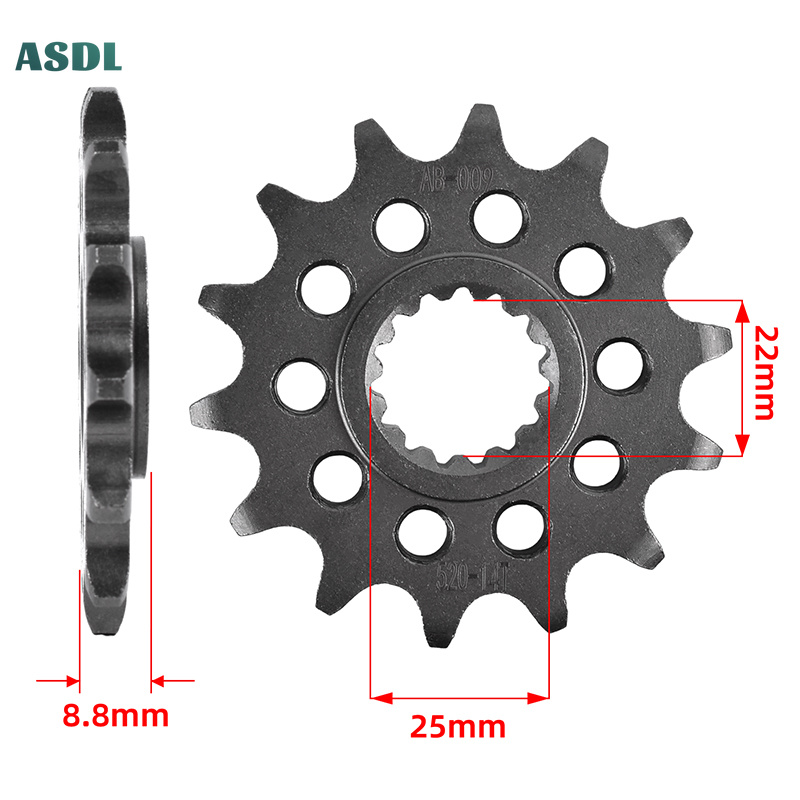 520 Motorcycle Front Rear Gear - Motorcycle Gear Usa ulasan dan harga