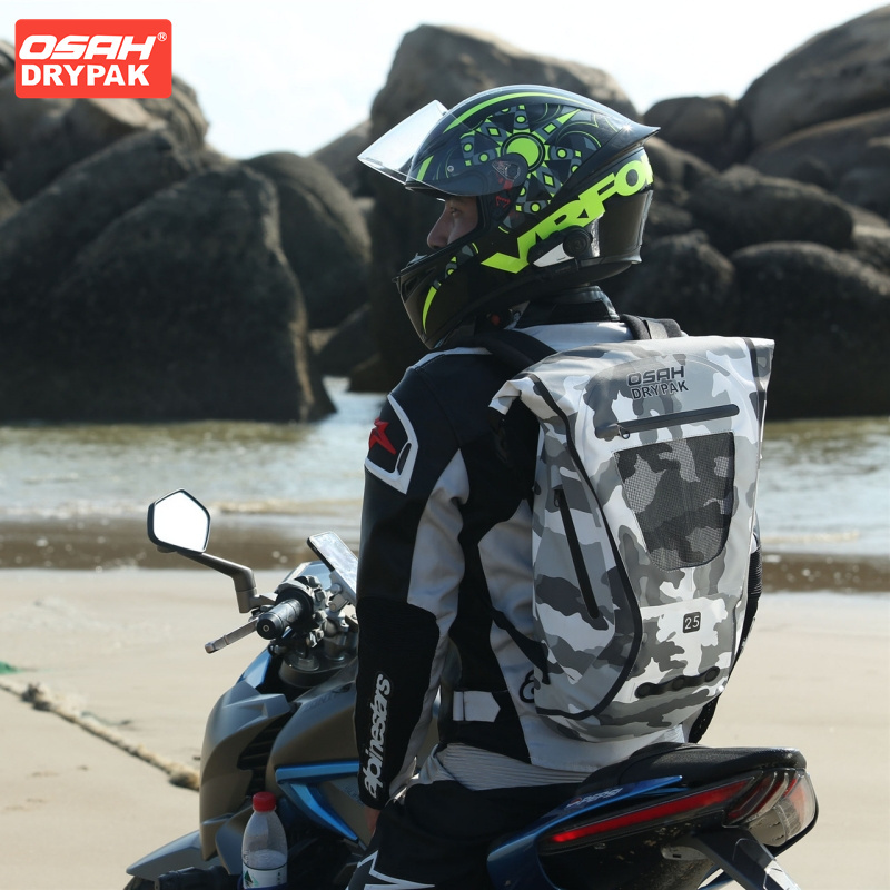 OSAH Grey Motorcycle Bag 25L L - Motorcycle Gear Travel Bag ulasan dan harga