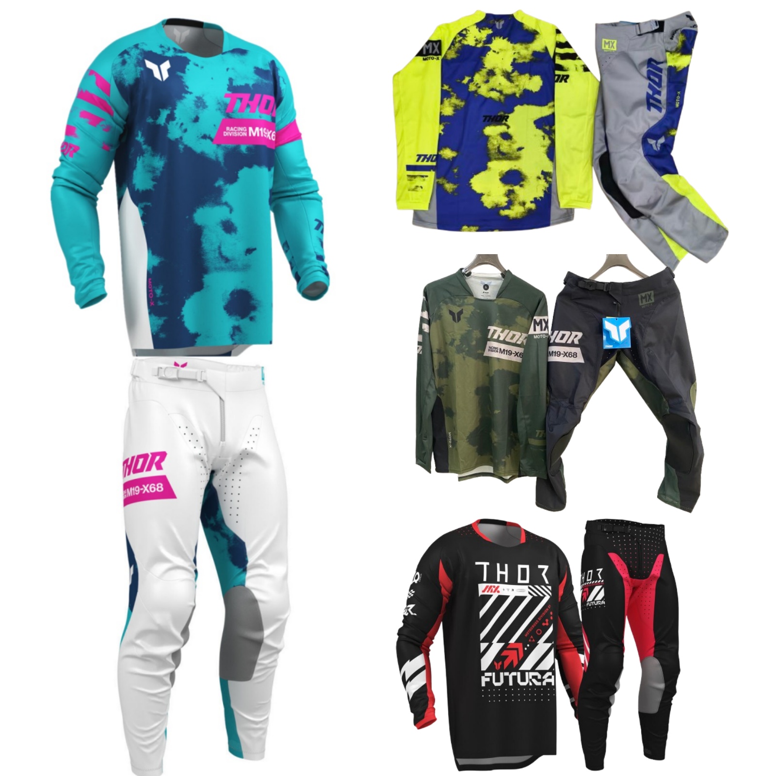 Motocross Gear Set Top Off Roa - Motorcycle Gear Kit ulasan dan harga