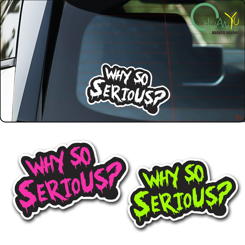 Why So Serious English Funny C - Motorcycle Gear Auto ulasan dan harga