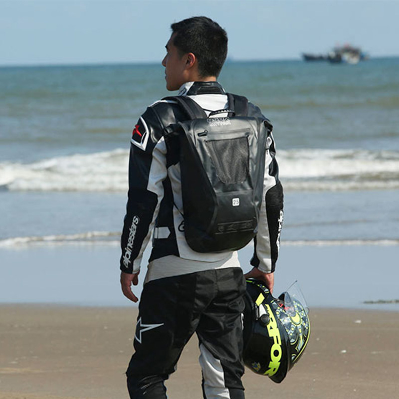 OSAH Black Motorcycle Bag 25L  - Motorcycle Gear Travel Bag ulasan dan harga