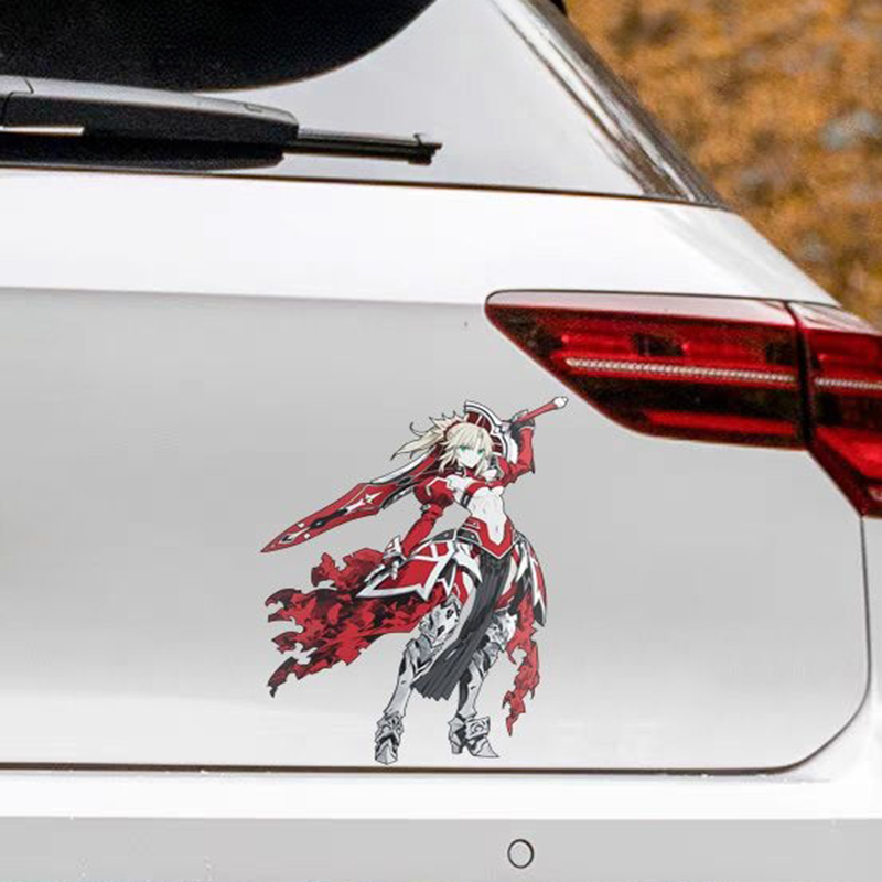 Fate Mordred Car Stickers Anim - Motorcycle Gear Auto ulasan dan harga