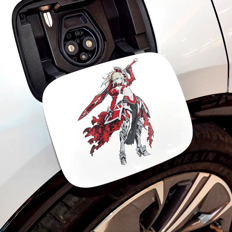 Fate Mordred Car Stickers Anim - Motorcycle Gear Auto ulasan dan harga