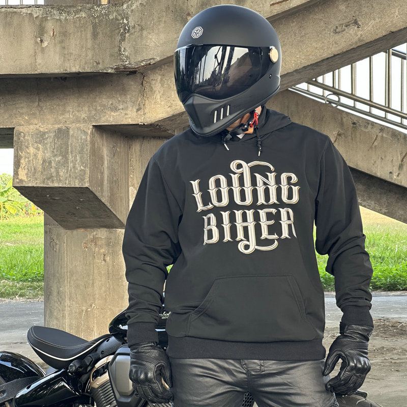 LOONG BIKER Men Women Motorcyc - Motorcycle Gear Hoodie ulasan dan harga