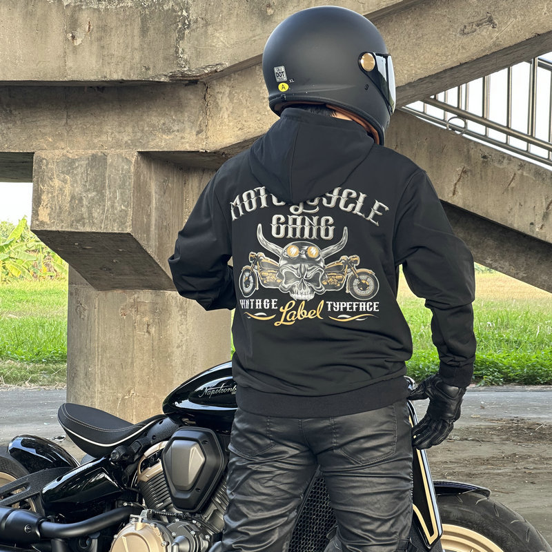 LOONG BIKER Men Women Motorcyc - Motorcycle Gear Hoodie ulasan dan harga