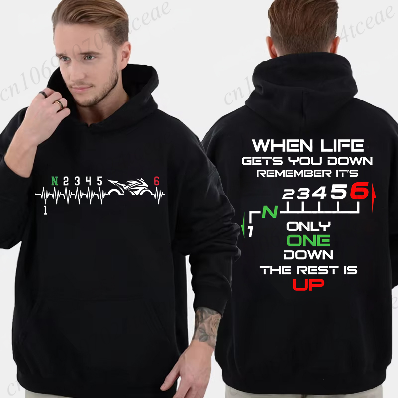 Electrobiker Velocidades Men's - Motorcycle Gear Hoodie ulasan dan harga