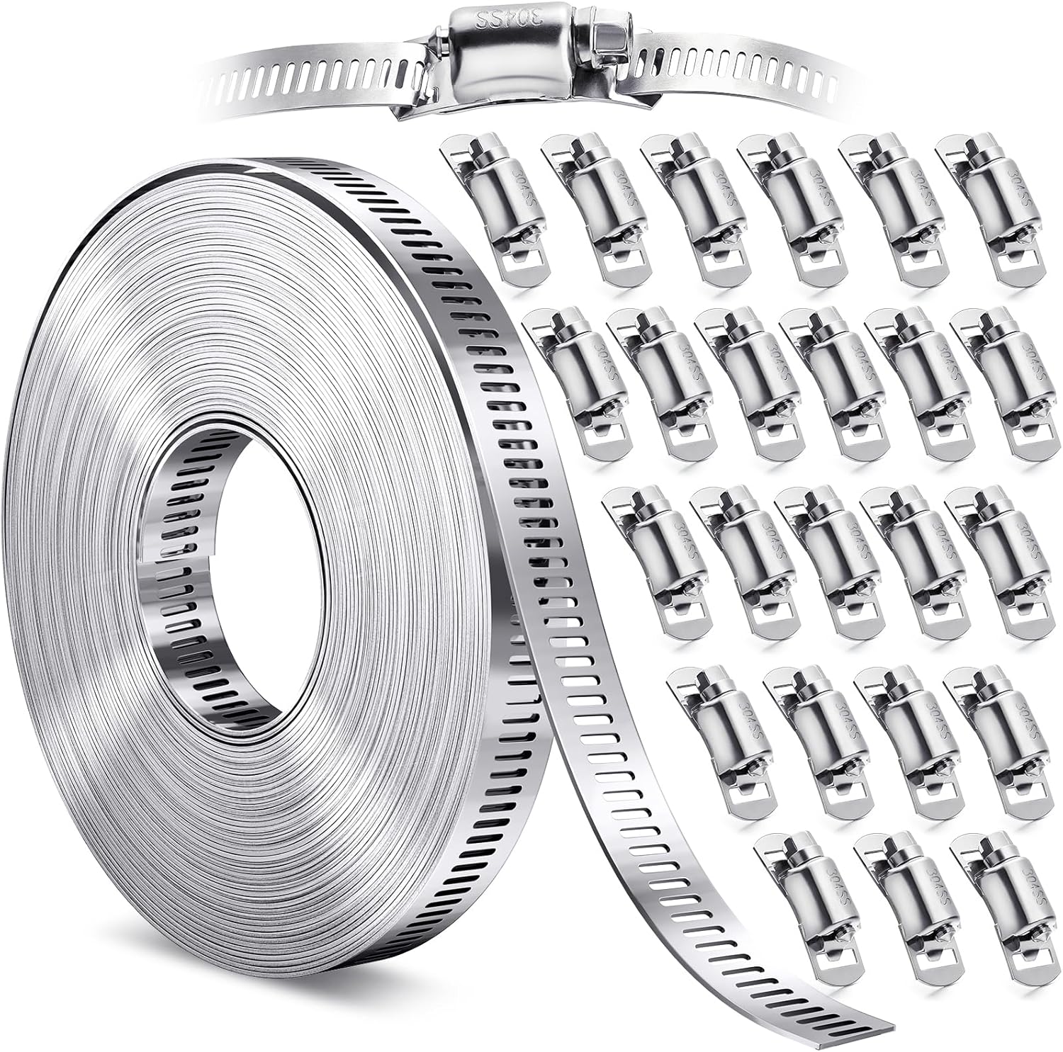 304 Stainless Steel Hose Clamp - Motorcycle Gear Auto ulasan dan harga