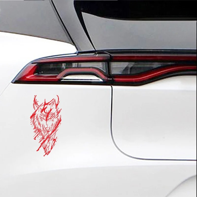 Wolf Car Sticker Dark Magic Re - Motorcycle Gear Auto ulasan dan harga