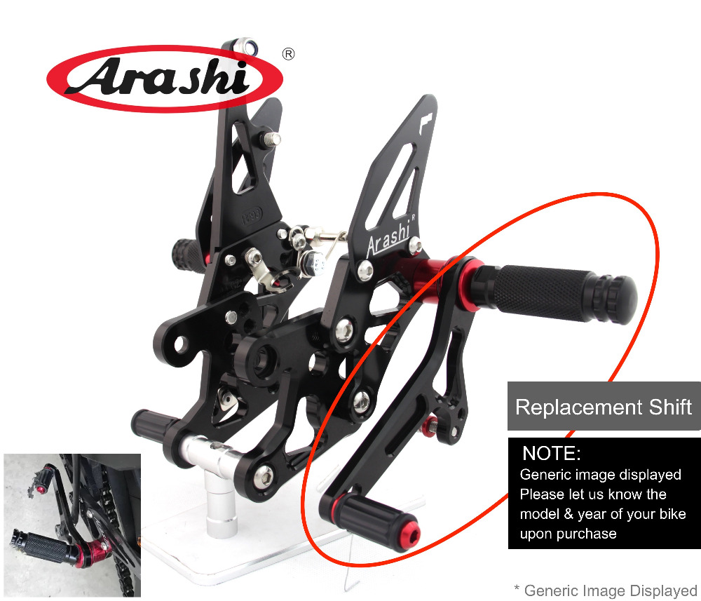 Arashi Adjustable Rearsets Rep - Motorcycle Gear Selector ulasan dan harga