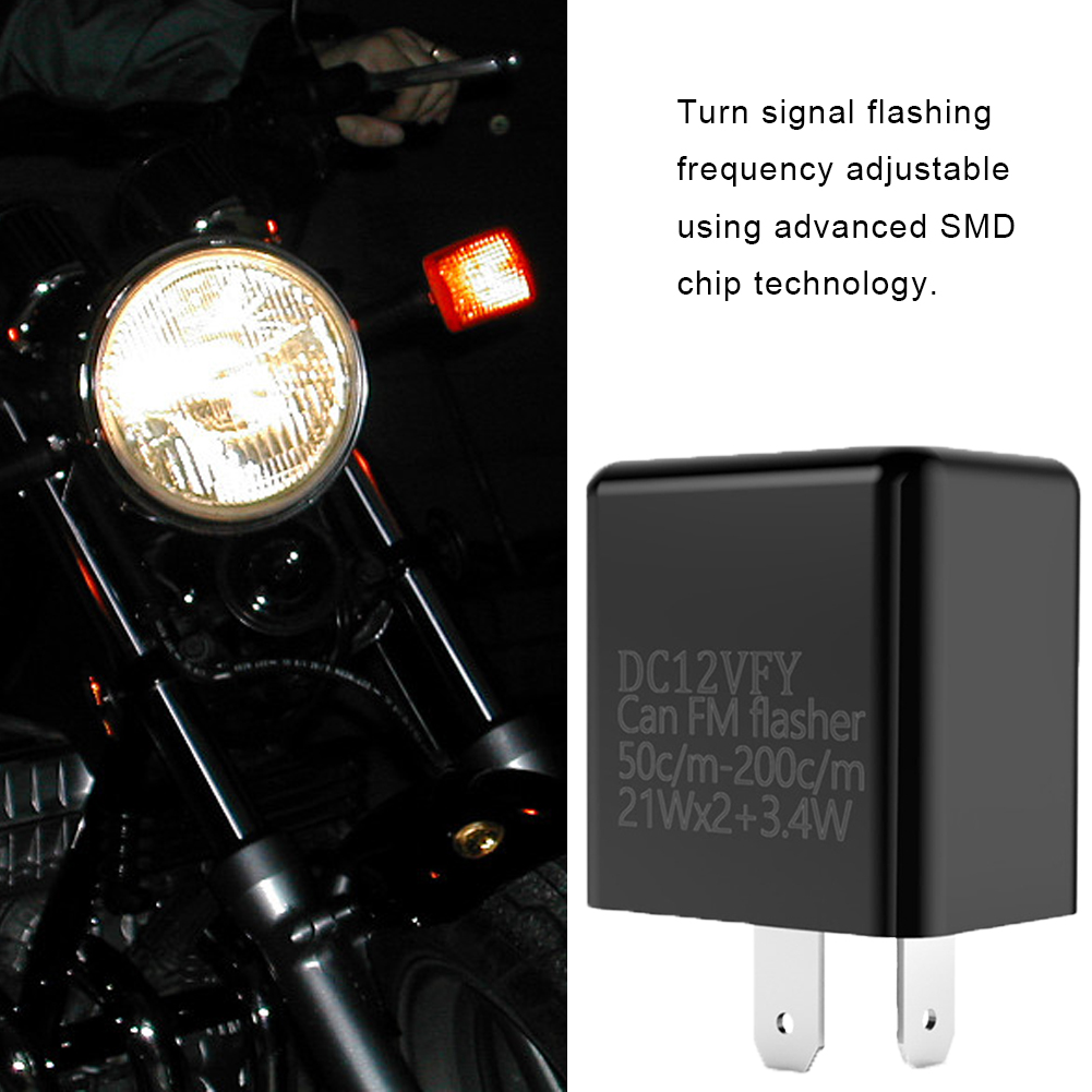 DV 12V LED Flasher Adjustable  - Motorcycle Gear Indicator ulasan dan harga
