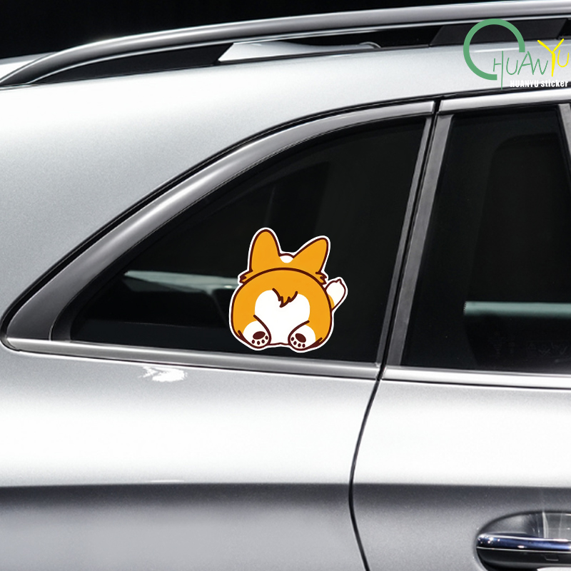 Car Cartoon Car Sticker Corgi  - Motorcycle Gear Auto ulasan dan harga