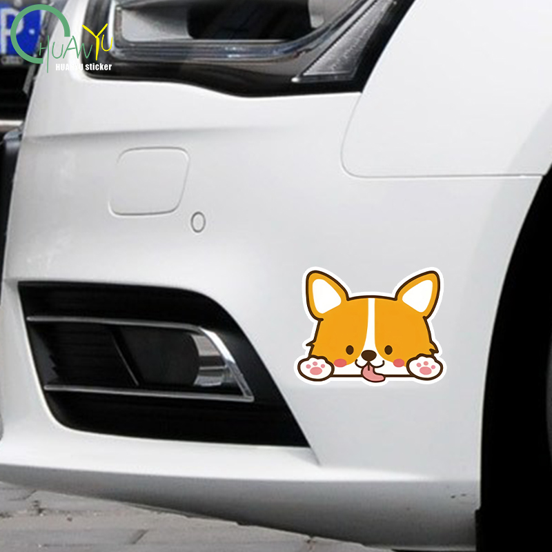 Car Cartoon Car Sticker Corgi  - Motorcycle Gear Auto ulasan dan harga