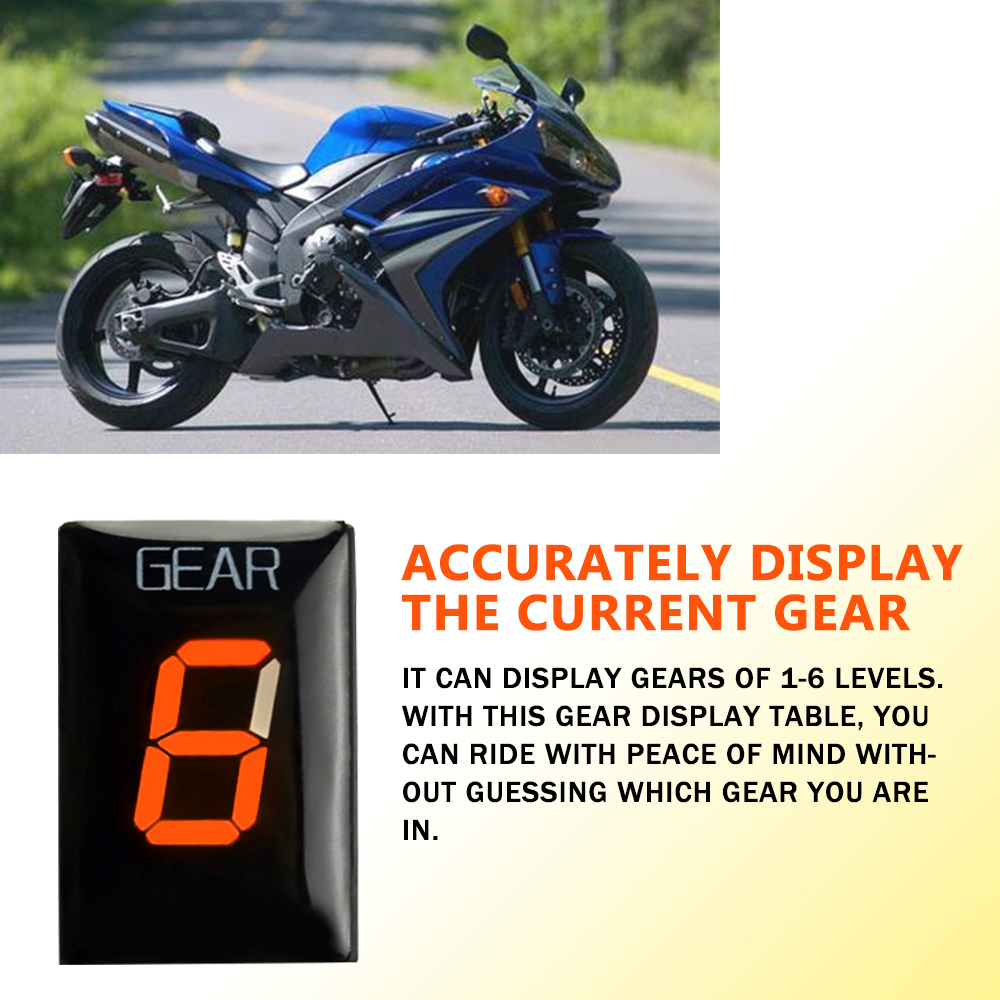 For YAMAHA YZF-R1 YZFR1 YZF-R6 - Motorcycle Gear Indicator ulasan dan harga