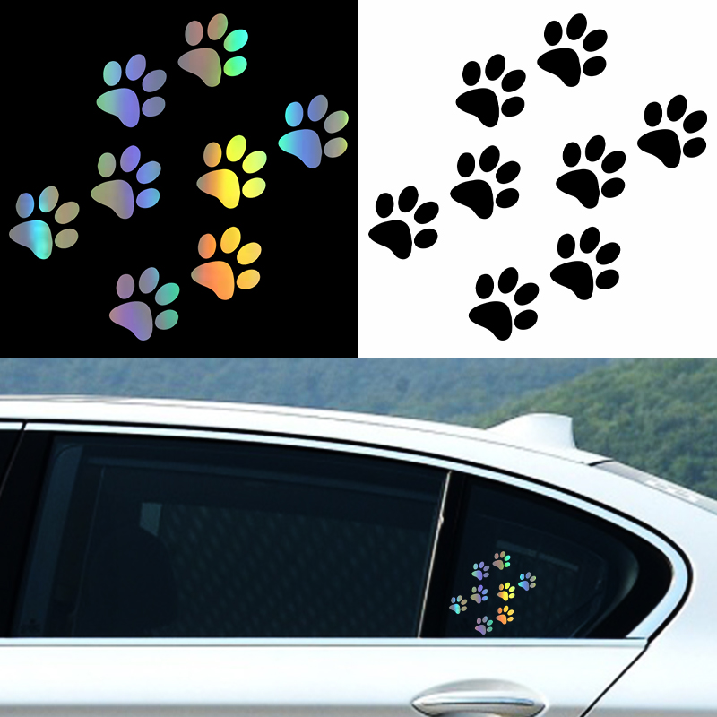 1pc Cat Paw Print Car Sticker  - Motorcycle Gear Auto ulasan dan harga