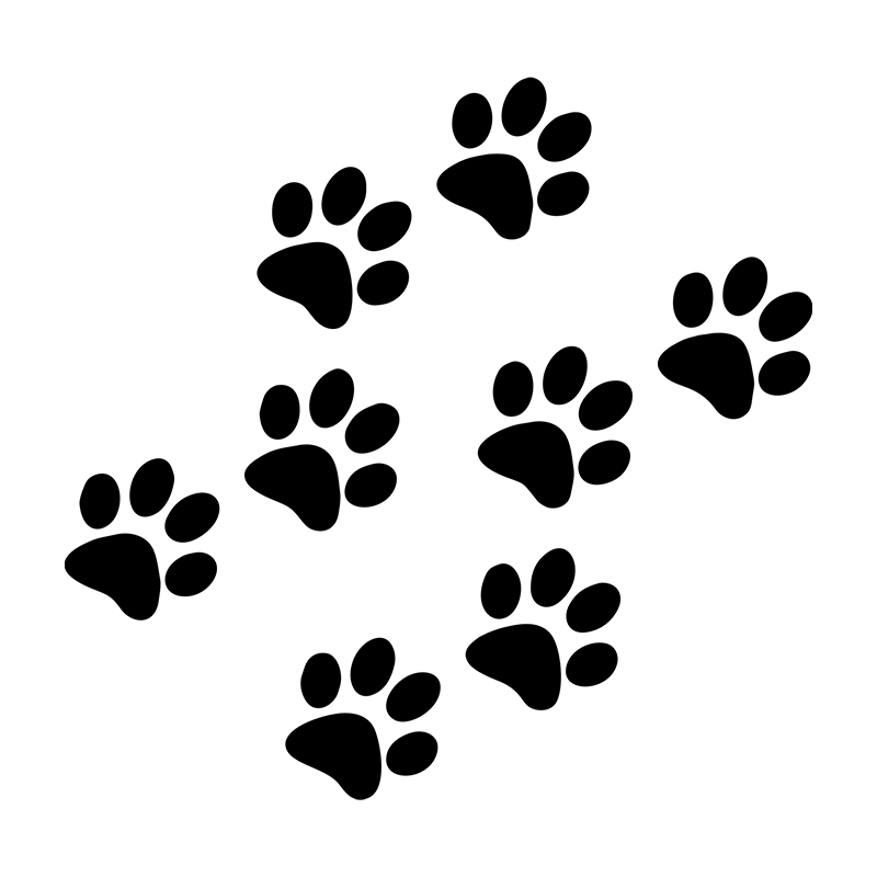1pc Cat Paw Print Car Sticker  - Motorcycle Gear Auto ulasan dan harga