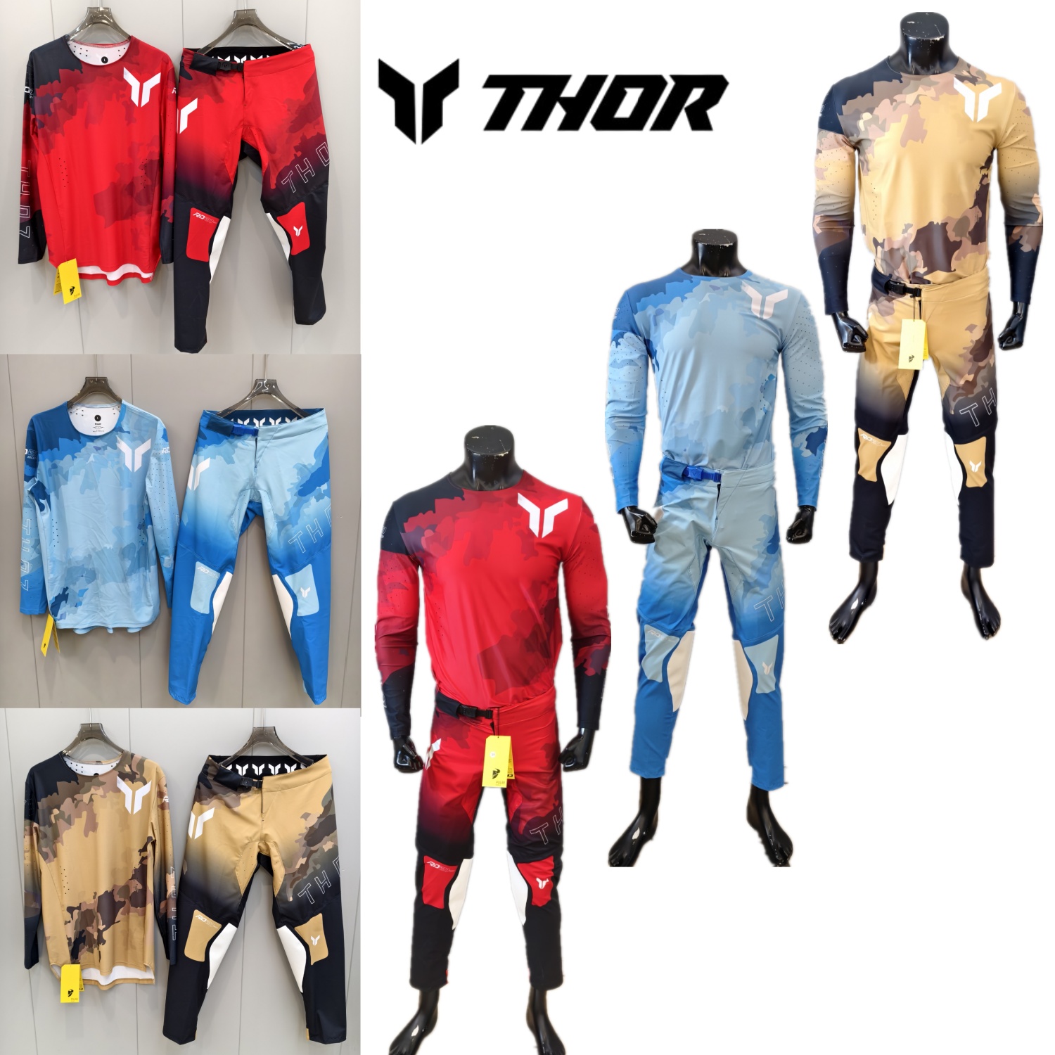 THOR Motocross Gear Set MX Off - Motorcycle Gear Kit ulasan dan harga